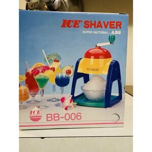 Ice Shaver BB-006 Vintage Large Volume Super Material ABS Manual Shaver Taiwan